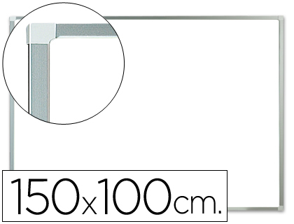 Q-CONNECT - PIZARRA BLANCA LACADA MAGNETICA MARCO DE ALUMINIO 150X100 CM (Ref.KF04151)