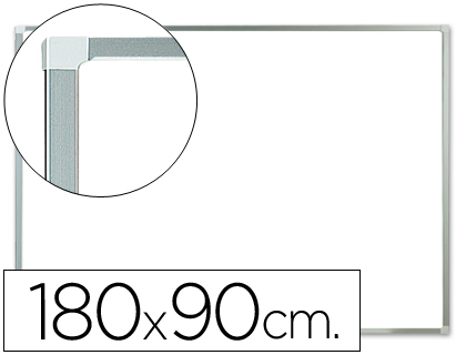 Q-CONNECT - PIZARRA BLANCA MELAMINA MARCO DE ALUMINIO 180X90 CM (Ref.KF03579)