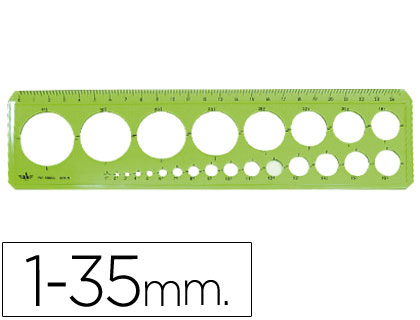 PLANTILLA CIRCULOS DE 35 MM (Ref.156000)