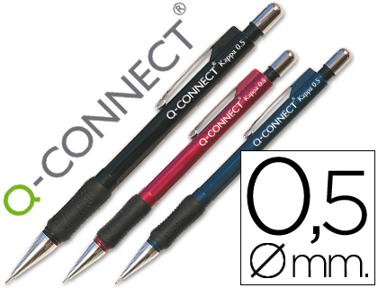 Q-CONNECT - PORTAMINAS KAPPA -SUJECION DE CAUCHO 0.5 MM (Ref.KF00392)