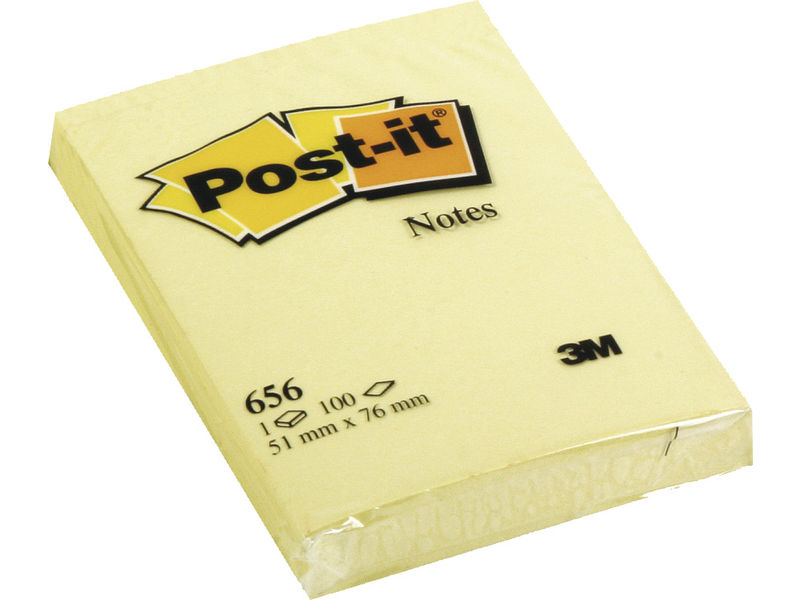 POST-IT - Notas adhesivas 100h Amarillo 51x76mm (Ref.FT500072853)