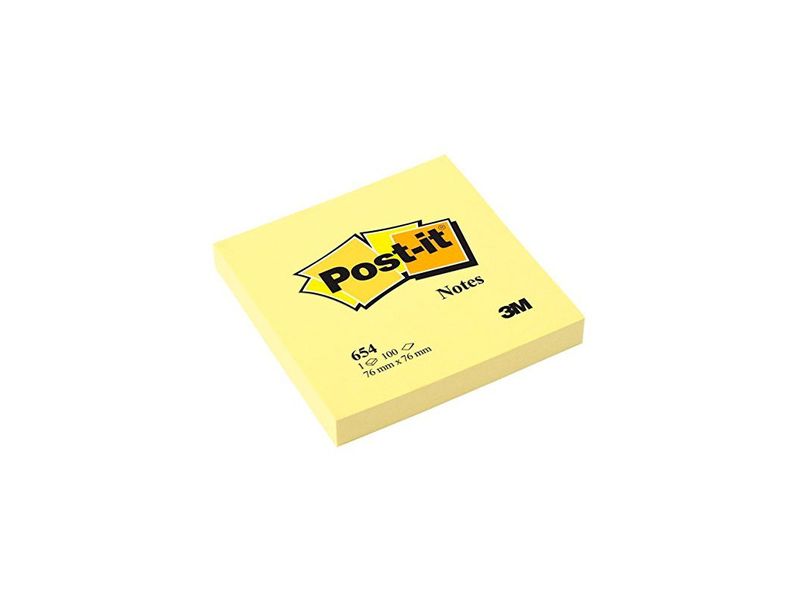 POST-IT - Notas adhesivas 100h Amarillo 76x76mm (Ref.FT500072937)