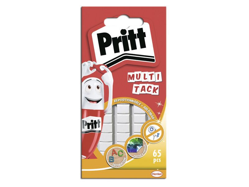 PRITT - Adhesivo Multi-Tack Masilla 65pastillas Removible Limpio 214000 (Ref.1444966)