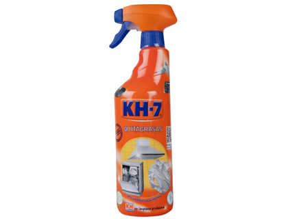 QUITAGRASA KH-7 CON PISTOLA PULVERIZADORA APTO PARA SUPERFICIES DE USO ALIMENTARIO BOTELLA DE 750 ML (Ref.36724)