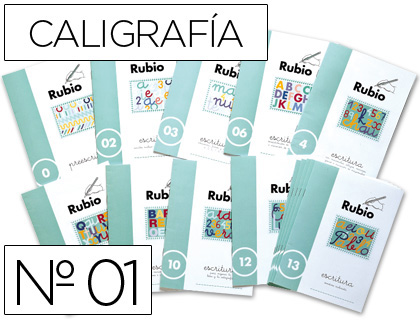 RUBIO - Cuaderno ESCRITURA 01 (Ref.C01)