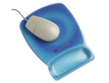 3M - REPOSAMUÑECAS PARA RATON AZUL FLUORESCENTE CON SUPERFICIE DE PRECISION MWJ30 (Ref.70071080785)