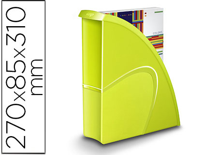 CEP - REVISTERO PLASTICO USO VERTICAL / HORIZONTAL VERDE 85X270X310 MM (Ref.1006740301)