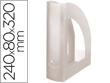 Q-CONNECT - REVISTERO PLASTICO TRANSPARENTE (Ref.KF04209)