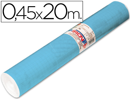 AIRONFIX - ROLLO ADHESIVO UNICOLOR AZUL MATE CLARO -ROLLO DE 20 MT (Ref.67013)
