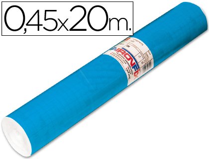 AIRONFIX - ROLLO ADHESIVO UNICOLOR AZUL MATE MEDIO -ROLLO DE 20 MT (Ref.67014)