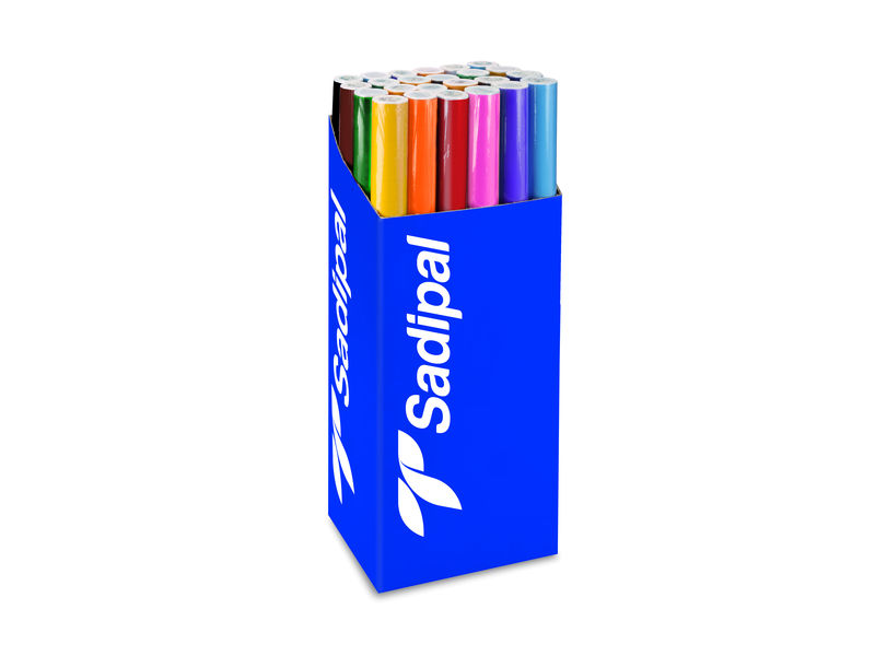 SADIPAL - 24 Rollos film adhesivo surtido 0,5x3m SAD0 (Ref.12242)