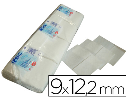 SERVILLETA MINI SERVIS BLANCA 9X12'2 CMS PAQUETE DE 400 1 CAPA (Ref.T221077)