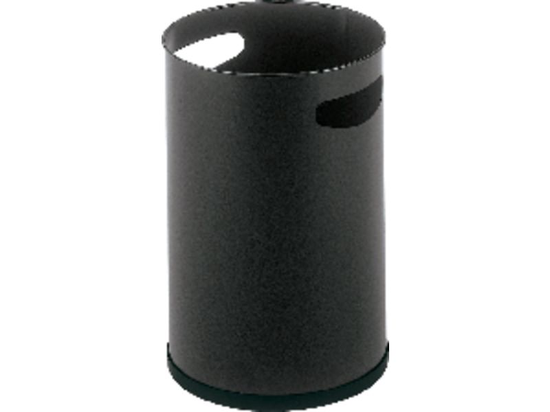 SIE - Papelera 101 y 111 Metálica 12L Negro (Ref.101-n)