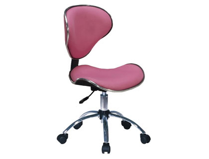 Q-CONNECT - SILLA GIRATORIA RESPALDO MEDIO REGULABLE ALTURA 845+120MM ALTO 460MM DE ANCHO Y 450MM PROF. ROSA (Ref.KF10887)
