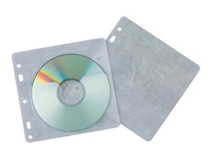 Q-CONNECT - SOBRE PARA 2 CD POLIPROPILENO CON SOLAPA MULTITALADRO Y FORRO PROTECTOR-PACK DE 40 UNIDADES (Ref.KF02208)