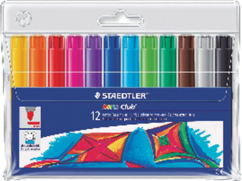 STAEDTLER - Rotuladores Estuche 12 Ud Colores surtidos (Ref.340 WP12)