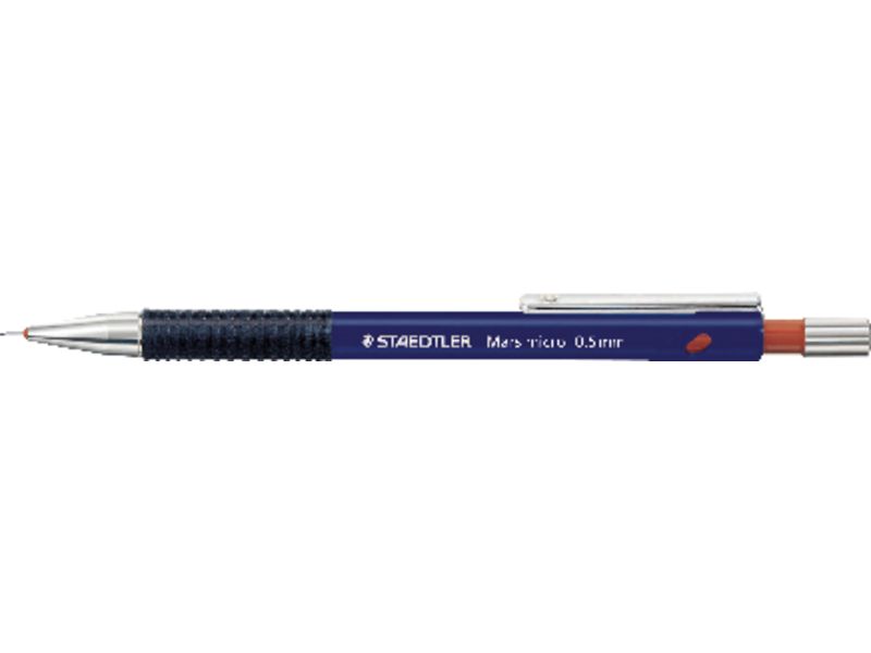 STAEDTLER - Portaminas Mars Micro 775 Recargable Trazo 0.5 mm Retractil Pulsador + goma borrar (Ref.775 05T)