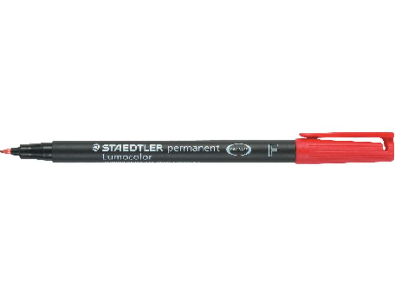 STAEDTLER - Rotulador PERMANENTE RETROPROYECCION PUNTA SUPER FINA 0.4 MM AZUL (Ref.313-3)