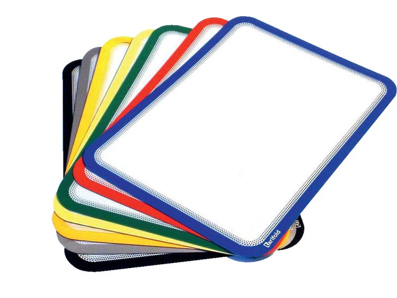 TARIFOLD - Pack DE 2 MARCOS IMANTADOS DORSO ADHESIVO REPOSICIONABLE PVC FORMATO A4 COLOR NEGRO (Ref.194957)