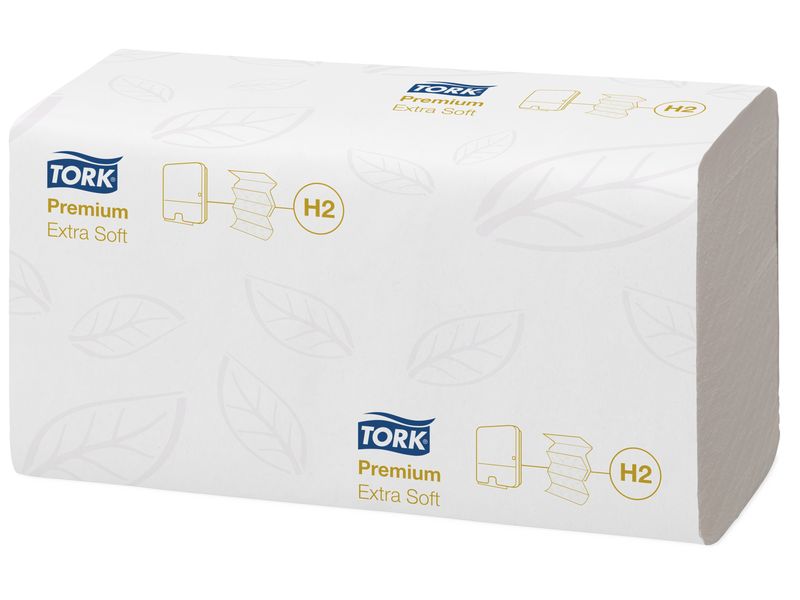 TORK - Recambio toallas Caja 21 ud 210x340 100 servicios 2 Capas Para H2 System (Ref.100297)