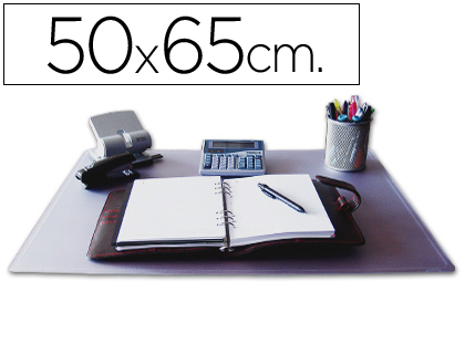 Q-CONNECT - VADE SOBREMESA TRANSPARENTE -50X65 CM (Ref.KF26801)