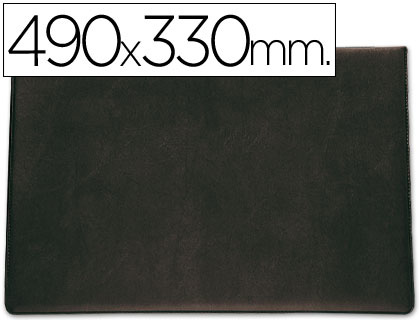 SARO - VADE SOBREMESA LUJO NEGRO -TAMAÑO 490X330 CM (Ref.710)