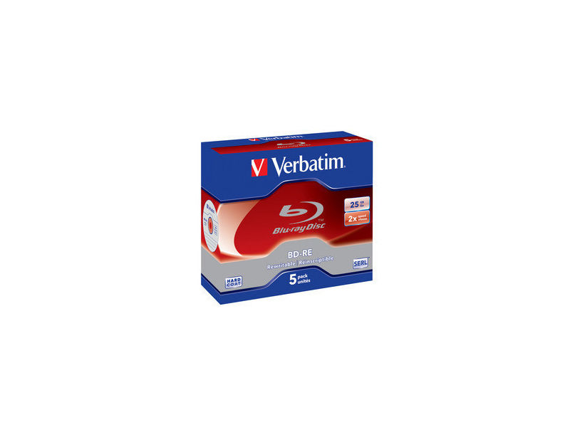 VERBATIM - Blu-Ray Disc Pack 5 25 GB (CANON L.P.I. 1,4€ Incluido) (Ref.43615)