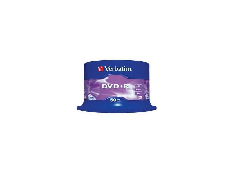 VERBATIM - Dvd+R Advanced azo BOBINA 50 16X 4.7GB (CANON L.P.I. 10,5€ Incluido) (Ref.43550)