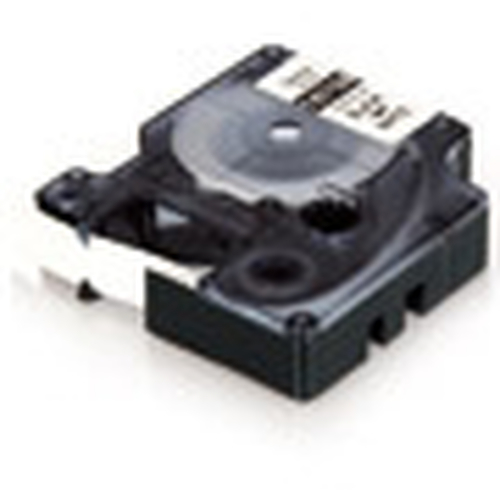 DYMO - Cintas rotulacion RHINO 12 mm Negro/Blanco Vinilo (Ref.18444)