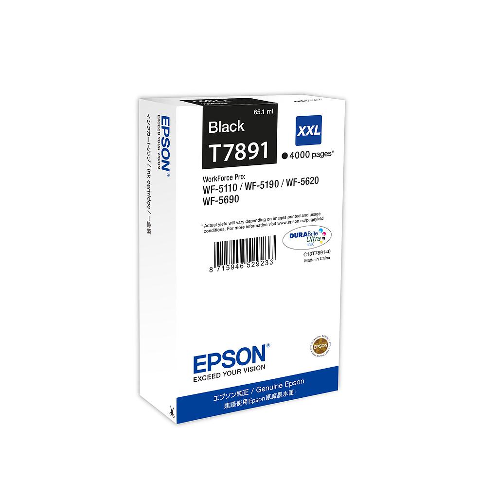 EPSON - Cartucho de Inyeccion T7891XXL Black Negro (Ref.C13T789140)