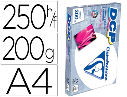 CLAIREFONTAINE - Paquete A4 250 Hojas 200 Gramos (Ref.1807C)