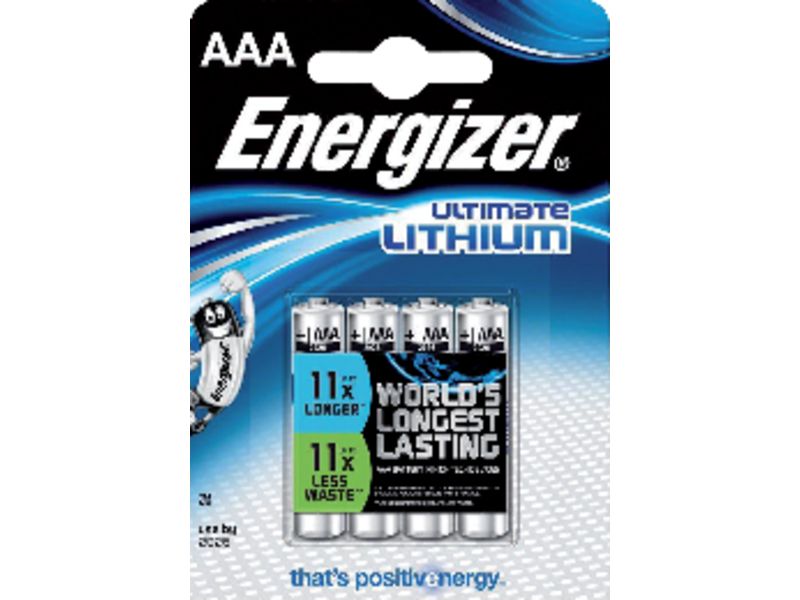 ENERGIZER - Pilas Litio Pack 4 ud. AAA LR03 (Ref.635233)