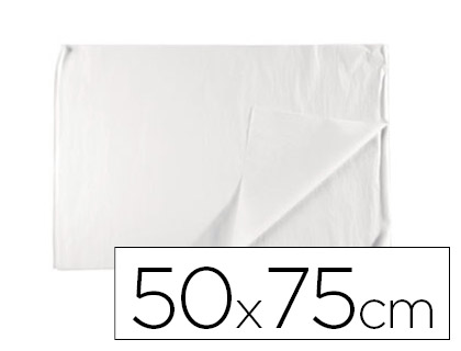 LIDERPAPEL - PAPEL SEDA BLANCO 17G/M2 ROLLO DE 24 HOJAS 50X75CM (Ref.SE31)