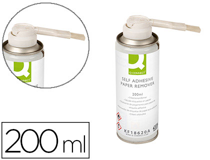 Q-CONNECT - LIMPIADOR DE PEGAMENTO PARA ETIQUETA ADHESIVA 200ML (Ref.KF18620)