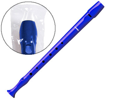 HOHNER - FLAUTA 9508 COLOR AZUL FUNDA VERDE Y TRANSPARENTE (Ref.B95084DB)
