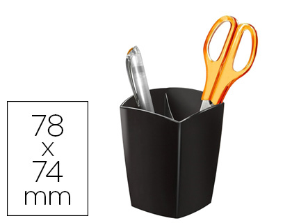 CEP - CUBILETE PORTALAPICES MAGNETICO NEGRO 78X74X95 MM (Ref.1005310161)