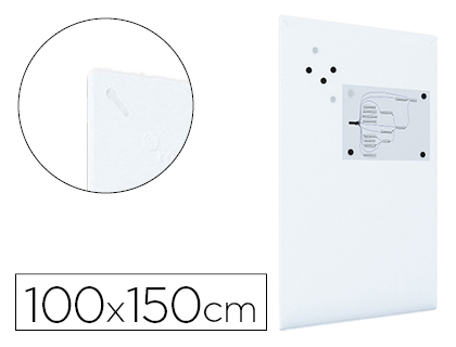 ROCADA - PIZARRA BLANCA LACADA MATE MAGNETICA ESPECIAL PROYECCION MODULAR SIN MARCO 100X150 CM (Ref.RD6421MATT)