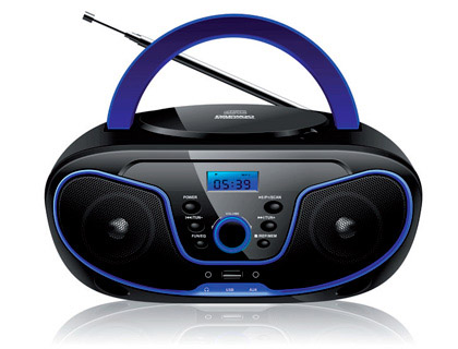 DAEWOO - RADIO REPRODUCTOR CD CON USB RADIO DIGITAL 20 PRESINTONIAS POTENCIA DE SALIDA 2X2W CON 2 JACK PARA (Ref.DBF209)