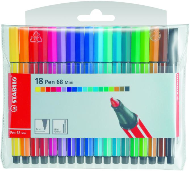 STABILO - Rotulador Pen 68 azul claro (Ref.68/31)