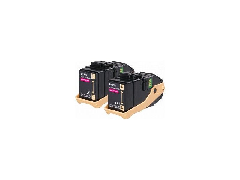 EPSON - Toner 0607 Magenta pack 2 7.500pg (Ref.C13S050607)