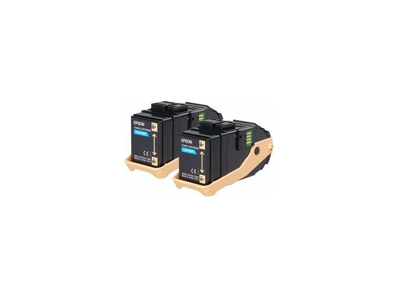 EPSON - Toner Laser ORIGINALES 0608 Cyan Pack 2 0 (Ref.C13S050608)