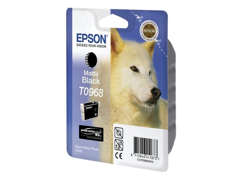 EPSON - Cartuchos ORIGINALES Inyección De Tinta T0968 Negro mate (Ref.C13T09684010)