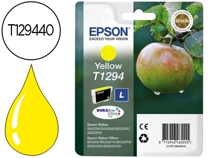 EPSON - Cartuchos ORIGINALES Inyección De Tinta INY AM T1294L 474P (Ref.C13T12944012)