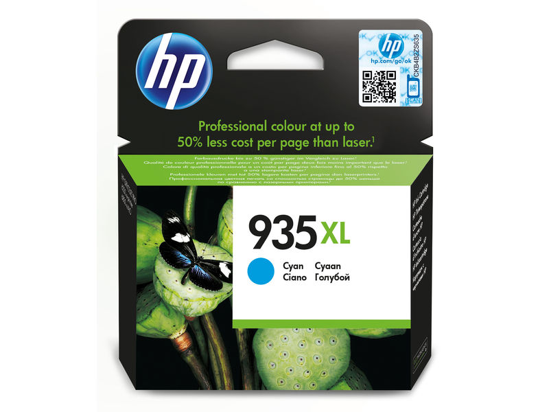 HP ( HEWLETT PACKARD ) - Cartuchos ORIGINALES Inyección De Tinta 935XL Cyan (Ref.C2P24AE#BGY)