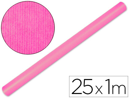 LIDERPAPEL - PAPEL KRAFT ROSA ROLLO 25X1 MT (Ref.PK67)