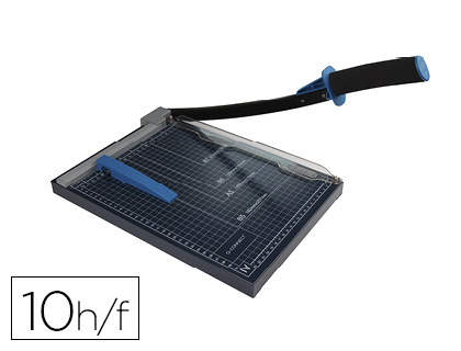 Q-CONNECT - CIZALLA METALICA DE PALANCA A4 CAPACIDAD CORTE 10 HOJAS (Ref.KF11241)