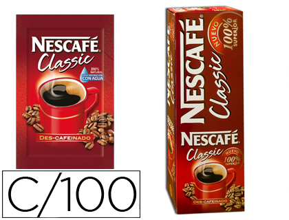NESCAFE - CAFE DESCAFEINADO MONODOSIS CAJA DE 10 SOBRES (Ref.8743)
