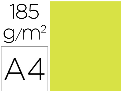GUARRO - CARTULINA DIN A4 KIWI 185 GR PAQUETE DE 50 H (Ref.C400108143)