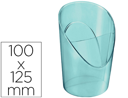 ESSELTE - CUBILETE PORTALAPICES PLASTICO COLOUR ICE COLOR AZUL 100X125X90 MM (Ref.626269)