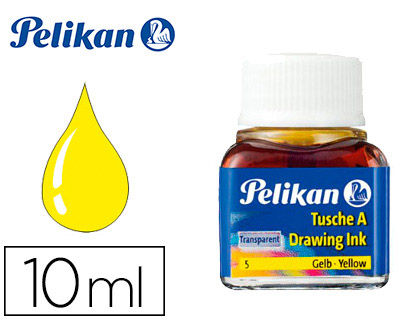 PELIKAN - TINTA CHINA AMARILLO N.5 FRASCO 10 ML (Ref.201541)